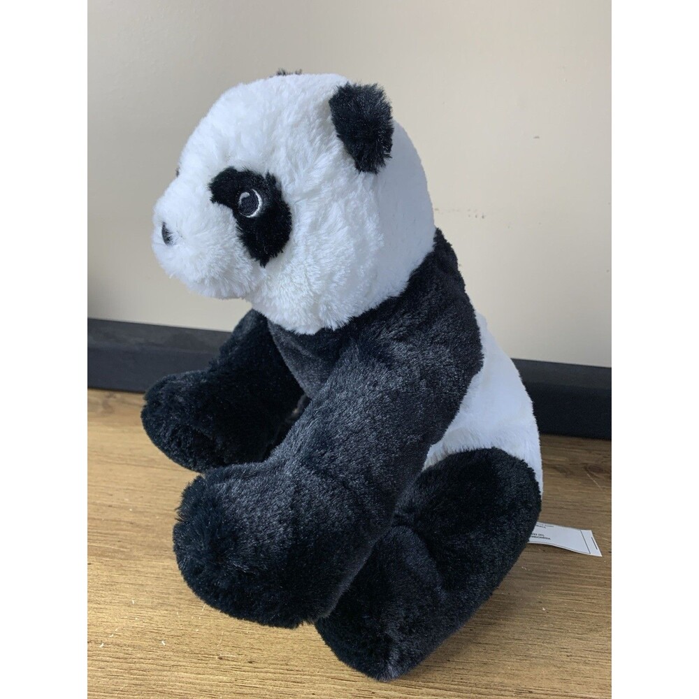 IKEA Panda Bear Plush Stuffed Animal Toy Black White KRAMIG Lovey